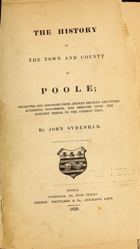 Poole Document.